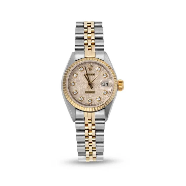 Rolex Datejust Automatic Diamond Ladies Watch 79173 in neutral|yellow|white|silver|gold|gray from Jomashop.com