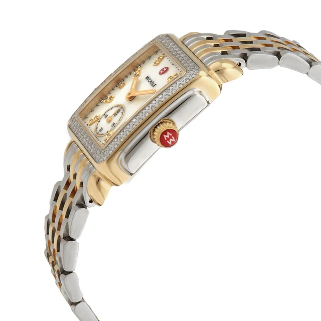 Michele Deco Mid Quartz Diamond Ladies Watch MWW06V000123, photo 2 of 3 from Jomashop
