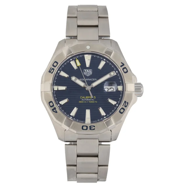 TAG Heuer Aquaracer WAY2012 44mm Stainless Steel Watch from H&T