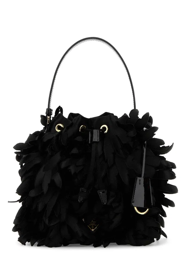 Prada Bucket Bag — Black Se Vi-vitello in Black Calfskin from HEWI