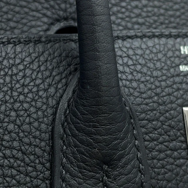 Hermès Birkin Black Togo Leather Size 25 in Black Togo leather from GALLERY RARE, photo 9 of 15