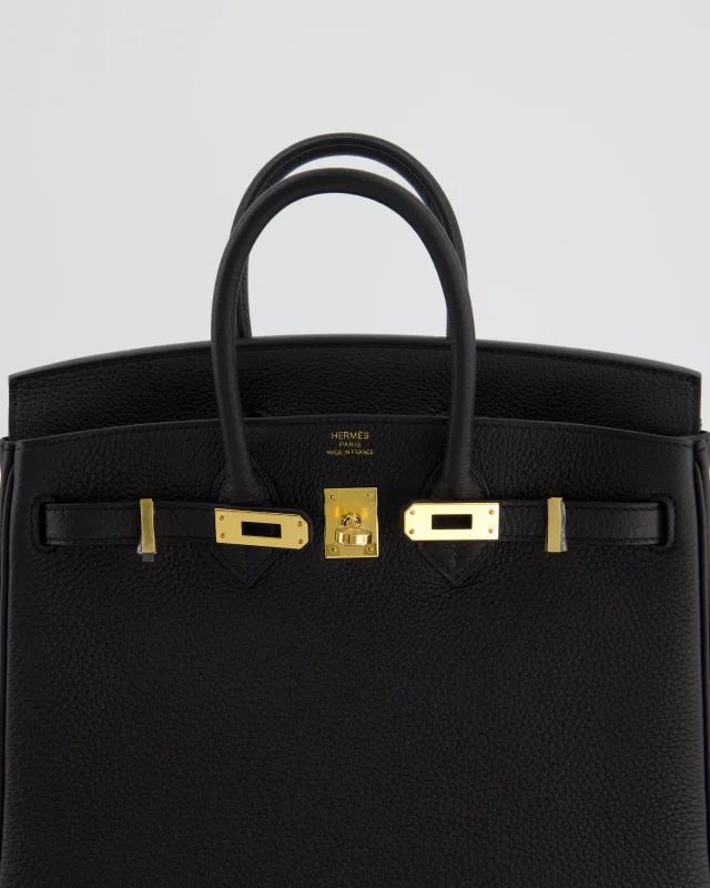 Hermès Birkin 25 Retourne Bag in Black Togo leather from Sellier, photo 16 of 23