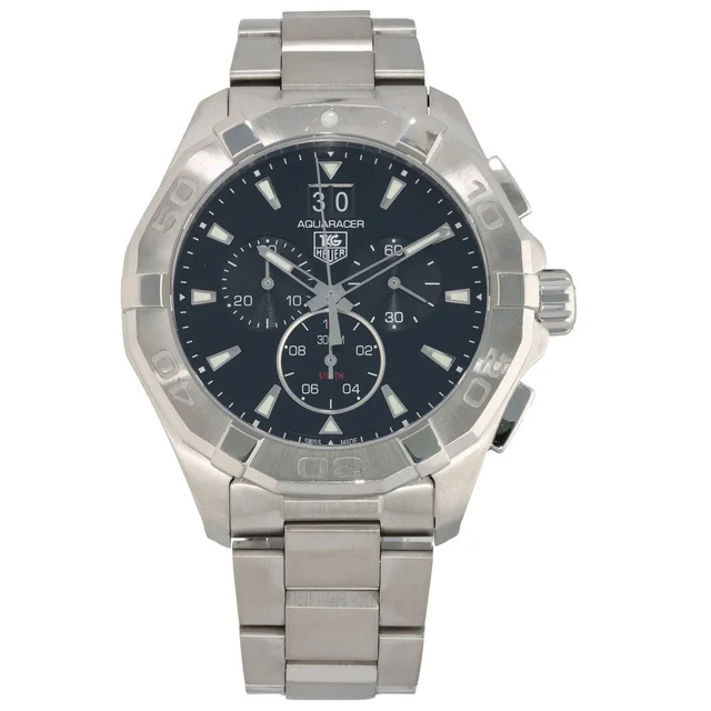 TAG Heuer Aquaracer CAY1110-0 43mm Stainless Steel Watch from H&T