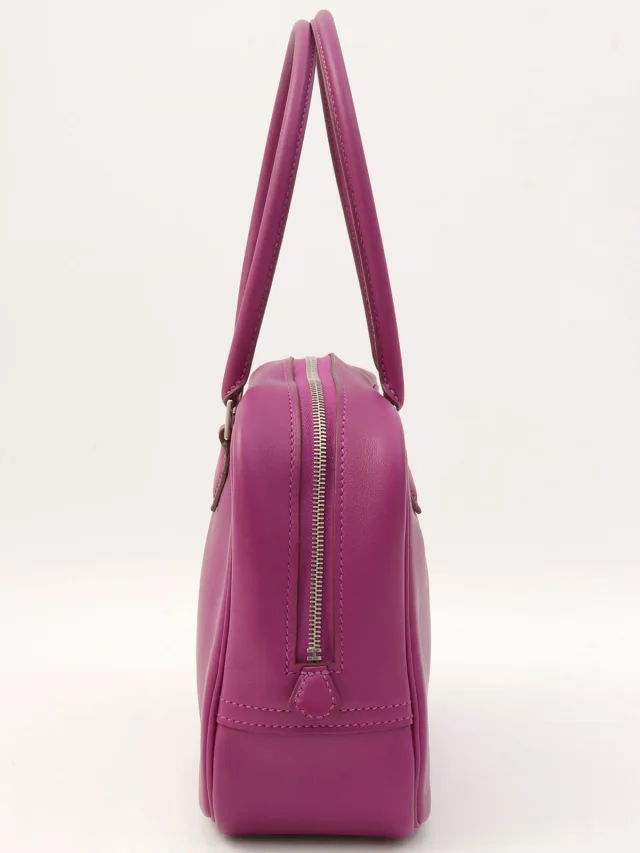 Hermès 2014 Mini Plume 20 Anemone in Swift leather from VINTAGE QOO TOKYO, photo 4 of 11