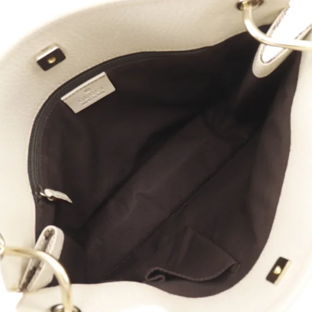 Gucci GG Canvas Shoulder Bag in Beige Canvas from LuxUness, photo 5 of 18