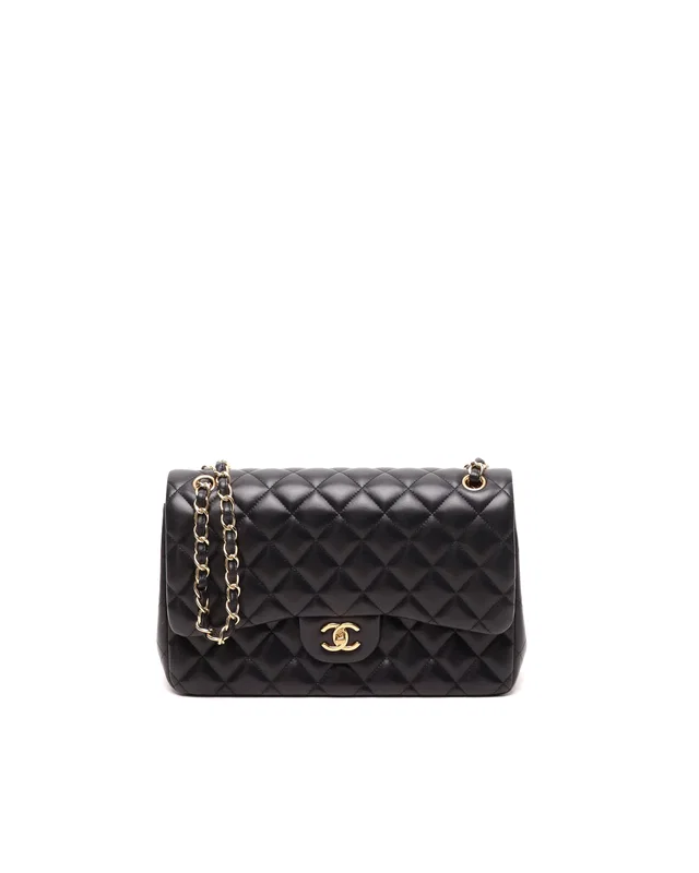 Chanel Classic Jumbo Double Flap Bag in Lambskin from A Retro Tale