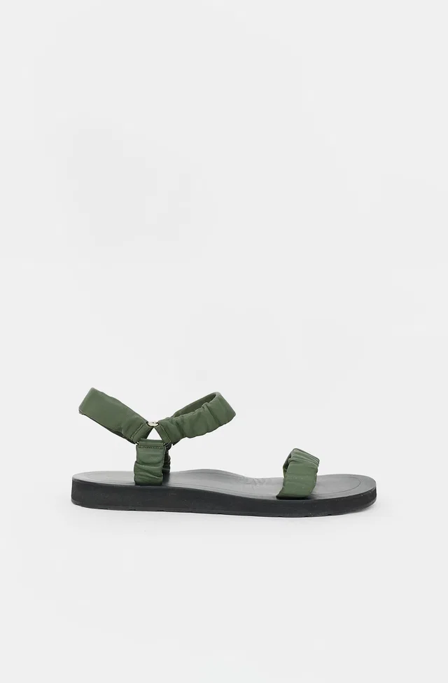 The Row Leather Egon Sandal in Leather from VSP Consignment