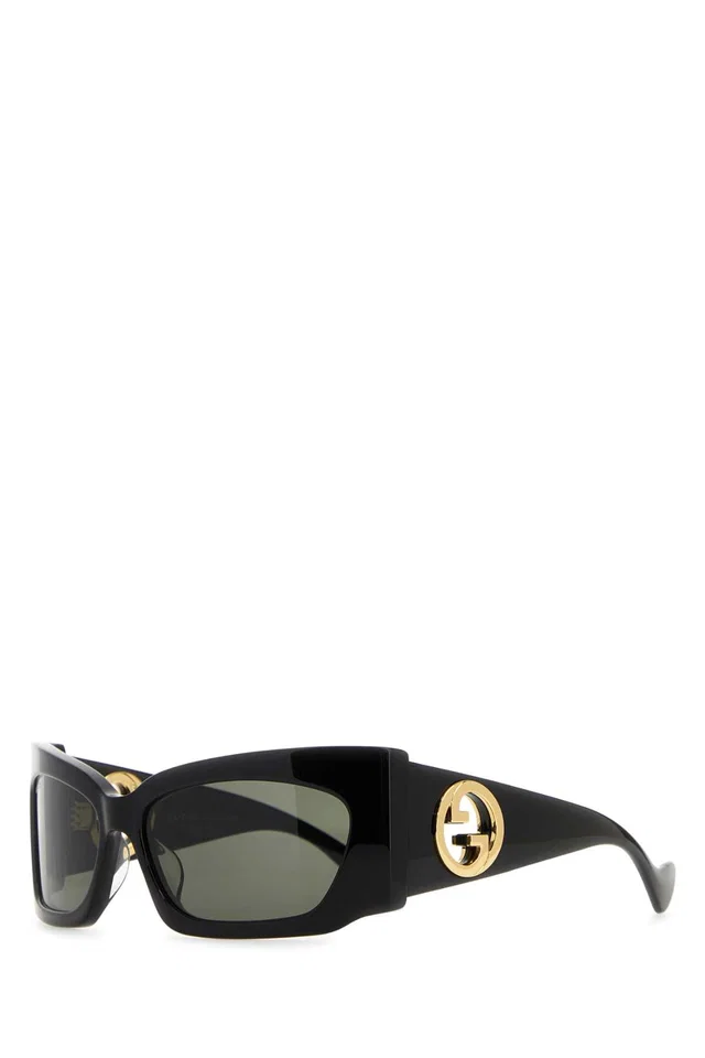 Gucci Black Acetate Sunglasses in Black from HEWI