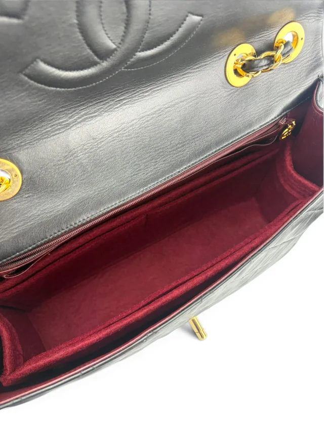 Chanel Vintage Maxi Single Flap in Lambskin from Season 2 Consign, photo 12 of 13