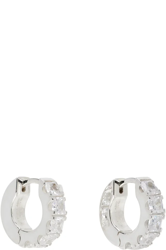 Hatton Labs Facet Hoop Earrings, photo 2 of 3 from SSENSE