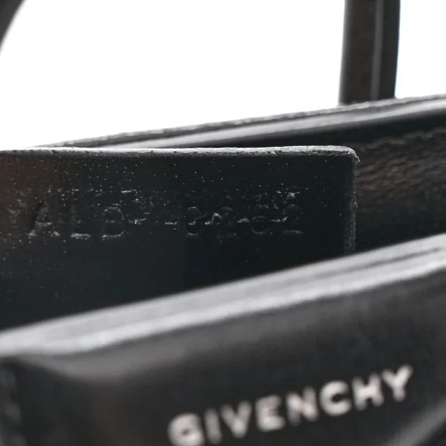 Givenchy Shiny Lord Calfskin Micro Antigona Black in Black Calfskin from FASHIONPHILE, photo 7 of 10