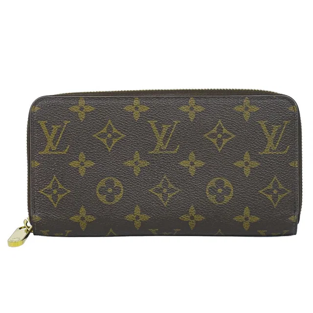 Louis Vuitton Zippy Wallet Monogram Zip Around Brown in Brown Coated canvas from The Reluxe