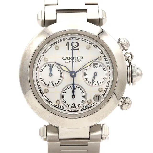 Cartier Pasha C Chronograph Stainless Steel Automatic from LuxUness