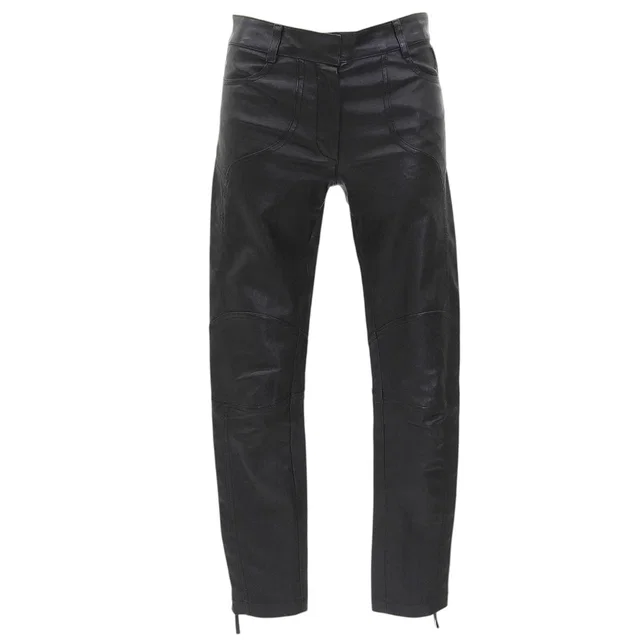 Louis Vuitton Leather Riders Design Pants #34 Black in Black Leather from VINTAGE QOO TOKYO