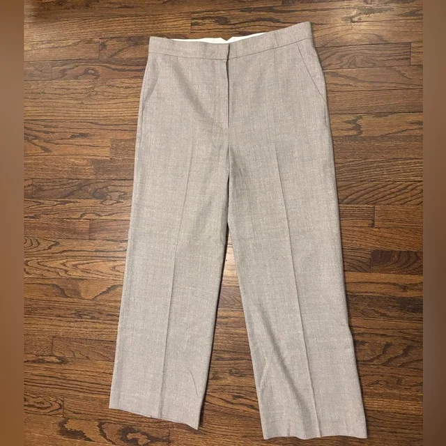 Escada Sport Wool Blend Grey Pleat Trouser Pant Size Eu 42 Us 10 in gray Wool from Poshmark
