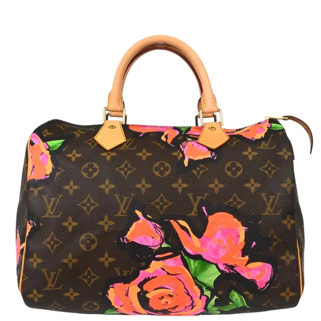 Louis Vuitton Monogram Rose Speedy 30 Handbag M48610 in Pink Canvas from AMORE Vintage Tokyo