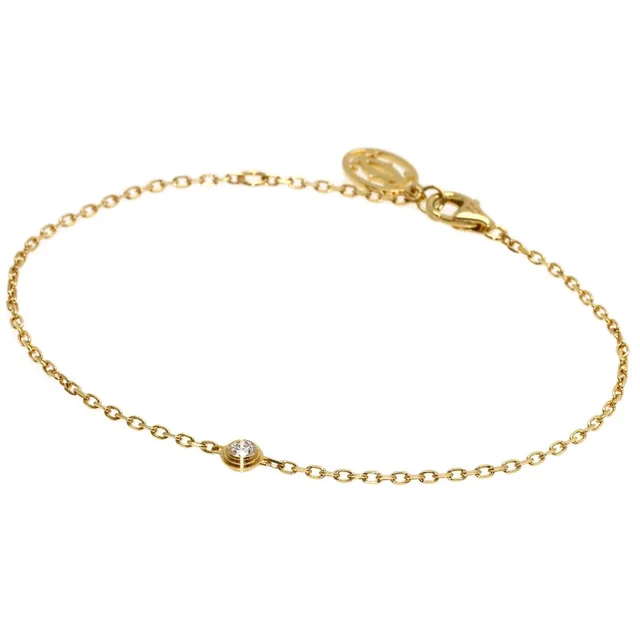 Cartier d'Amour Diamants Legers SM Diamond Bracelet 18K Yellow Gold in Yellow from The Reluxe