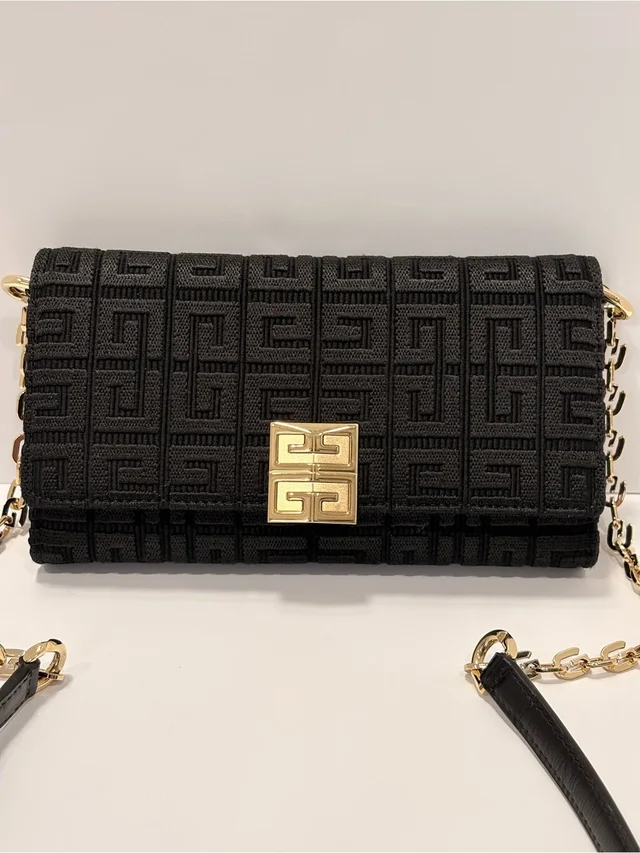 Givenchy 4g Wallet in black Canvas from Poshmark