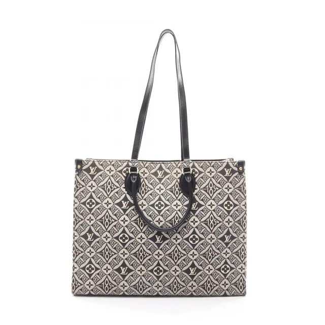 Louis Vuitton Tote Bag On The Go GM Since 1854 Canvas Leather in Canvas from The Reluxe