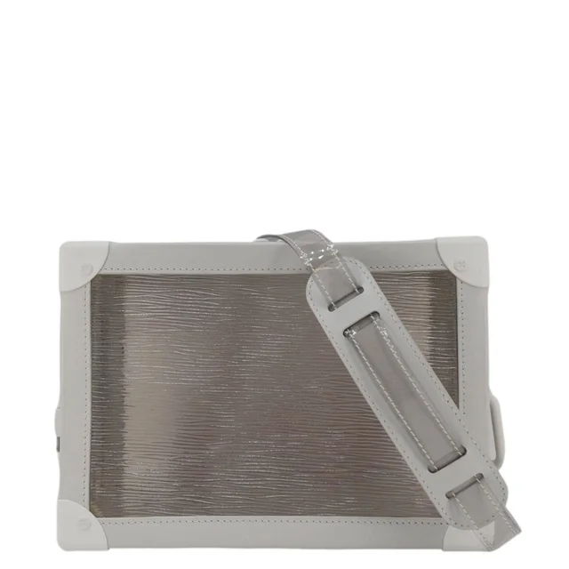 Louis Vuitton Plage PVC Epi Leather Soft Trunk Crossbody Bag White in White Leather from Dallas Designer Handbags