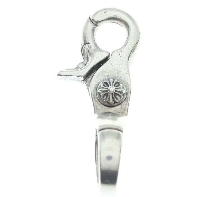 Chrome Hearts Quick Clip Cross Ball Silver Necklace in Silver from The Reluxe