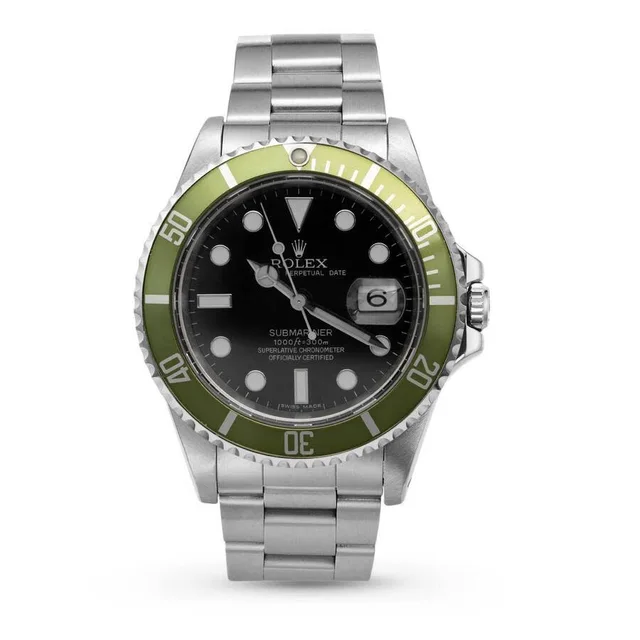 Rolex Submariner Date Automatic Chronometer Black Dial Mens Watch 16610T in gray|silver|green|black from Jomashop.com