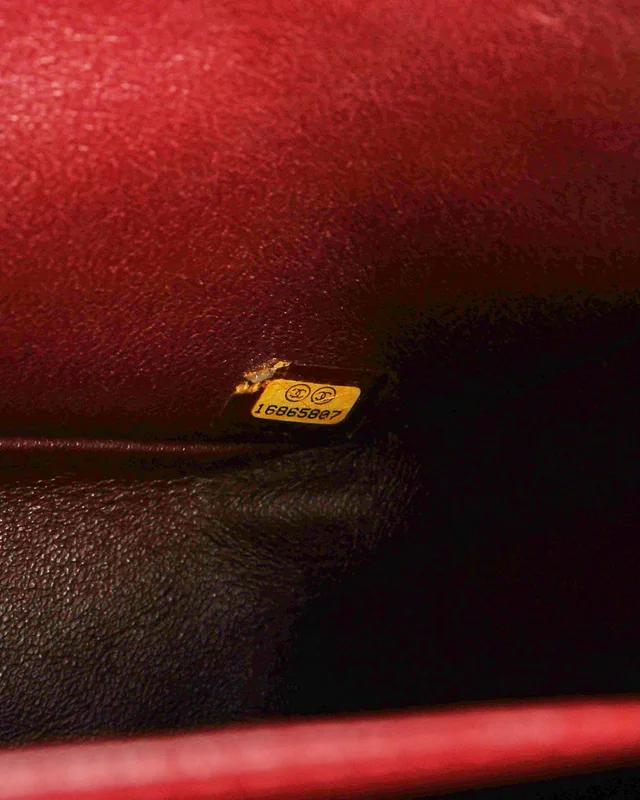 Chanel Lambskin Quilted Jumbo Double Flap Bag in Lambskin from A Retro Tale, photo 10 of 11