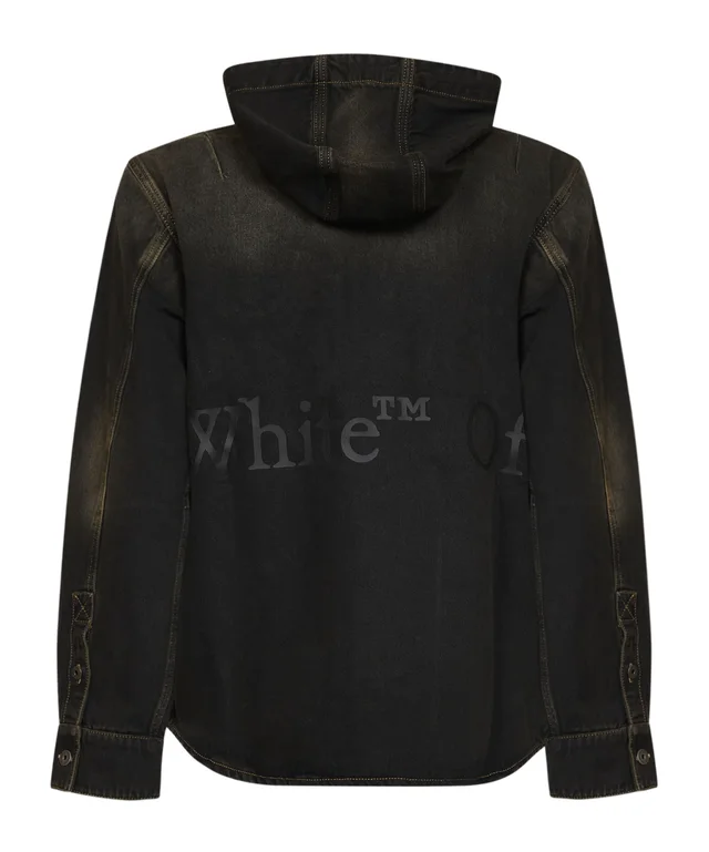 Off-White Bookish hooded denim jacket, photo 2 of 3 from SENSER
