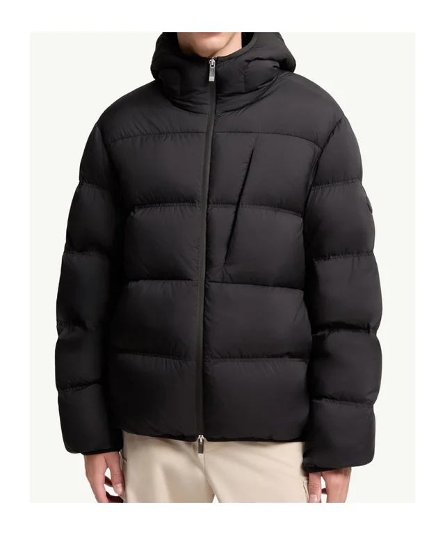 Moncler Poitevin Hooded Short Down Jacket, photo 4 of 8 from SENSER