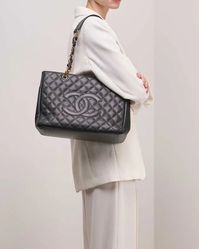 Chanel Shopping Tote GST Caviar Black in Black Caviar leather from SACLÀB, photo 2 of 2
