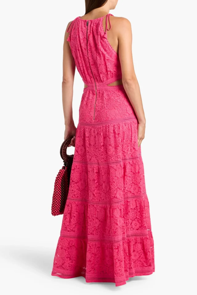 Alice + Olivia Myrtice Cutout Guipure Lace Maxi Dress, photo 3 of 4 from THE OUTNET