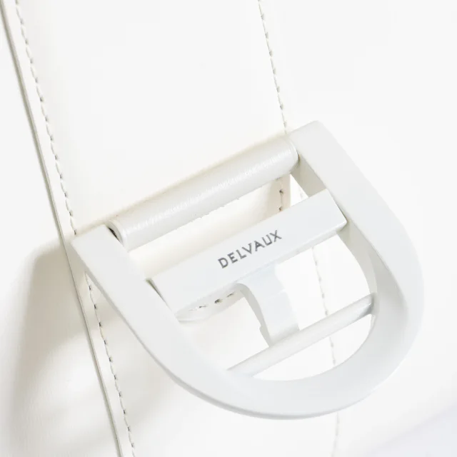 Delvaux Ivory Box Calf Brillant MM Magic Bag in White Box leather from Labellov, photo 11 of 11
