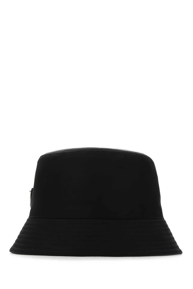 Prada Re-Nylon Bucket Hat — Black in Black Nylon from HEWI