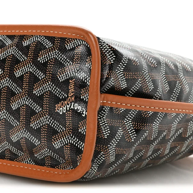 Goyard Goyardine Reversible Mini Anjou Black Gold in Black Coated canvas from FASHIONPHILE, photo 16 of 17