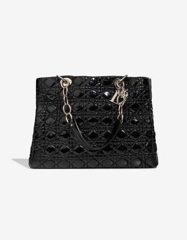 Dior Shopper Medium Patent Black in Black Patent leather from SACLÀB