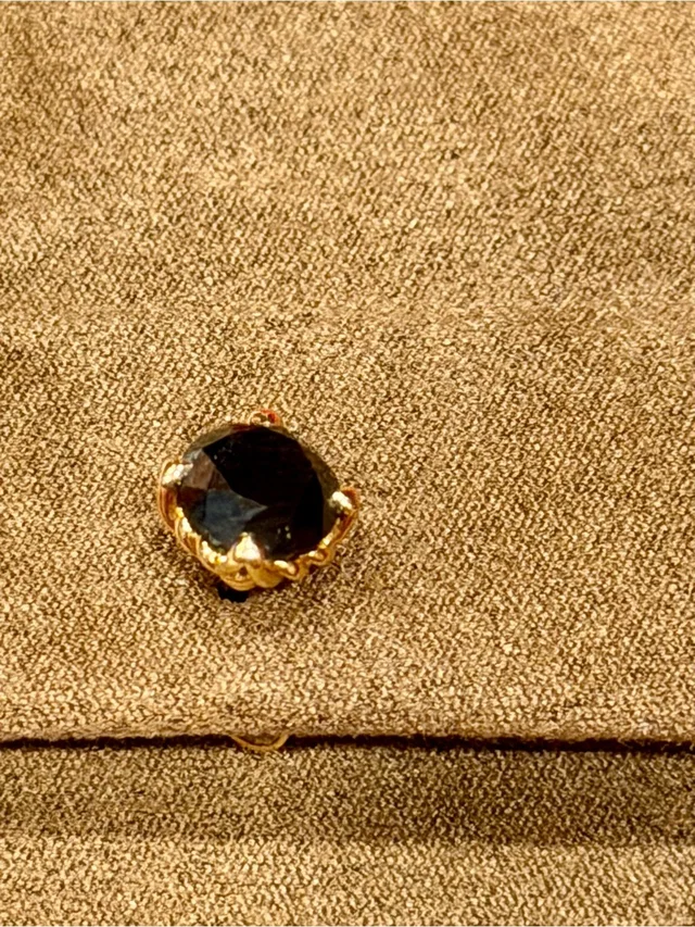 David Yurman Black Diamond 7mm Stud Earring Earrings W/ Receipt 18k Yellow Gold in gold|black from Poshmark