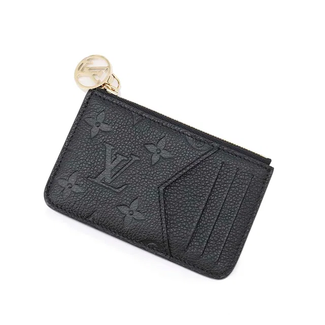 Louis Vuitton Card Case Porto Cult Romy NoirM81883 Monogram Empreinte Leather in Leather from GALLERY RARE
