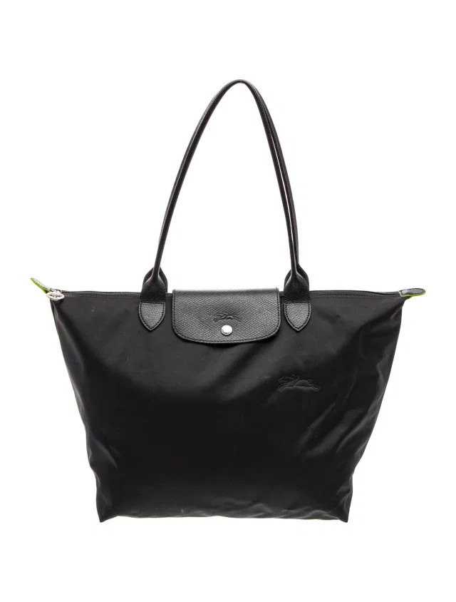 Longchamp Nylon Shopping in black Nylon from The RealReal