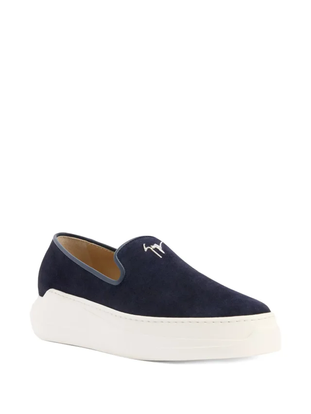 Giuseppe Zanotti Conley signature velour loafers, photo 2 of 2 from FARFETCH