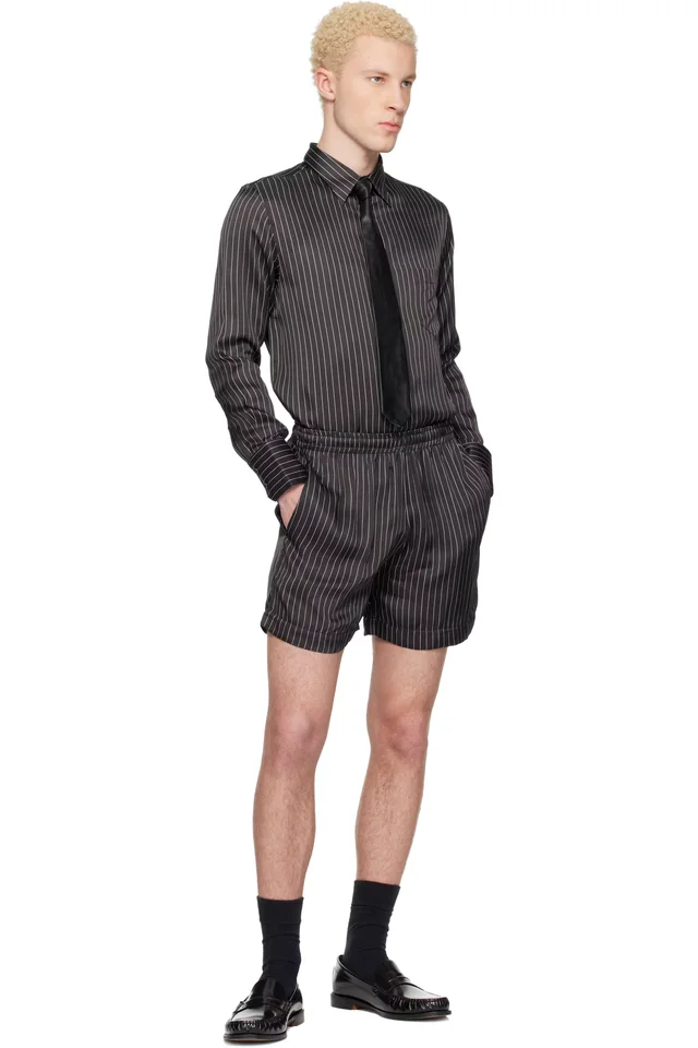 Ernest W. Baker Black Sport Shorts, photo 4 of 4 from SSENSE