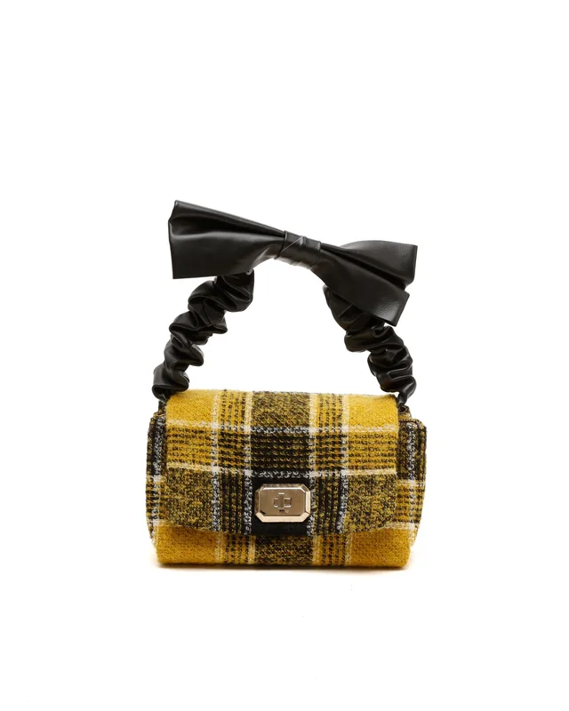 REDValentino Bow Tweed Bag in Red Tweed from A Retro Tale
