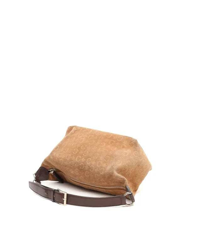 Celine Suede Macadam Shoulder Bag in Suede from A Retro Tale, photo 5 of 12