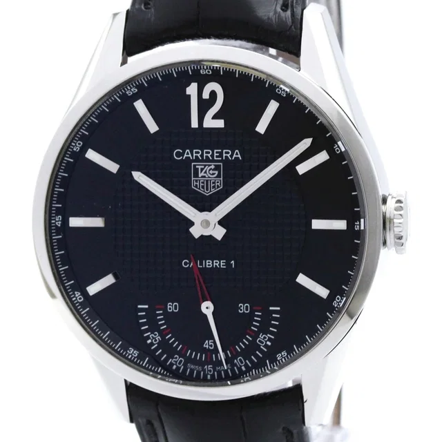 TAG Heuer Carrera Vintage Calibre 01 Steel Mens Watch Wv3010 Polished in gold Leather from Poshmark