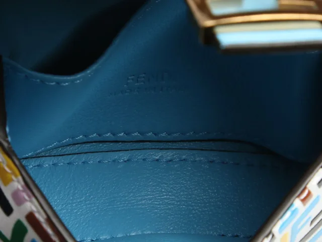 Fendi x Sarah Coleman Nano Multicolor Baguette Charm in Multicolor Leather from Ann's Fabulous Finds, photo 8 of 9
