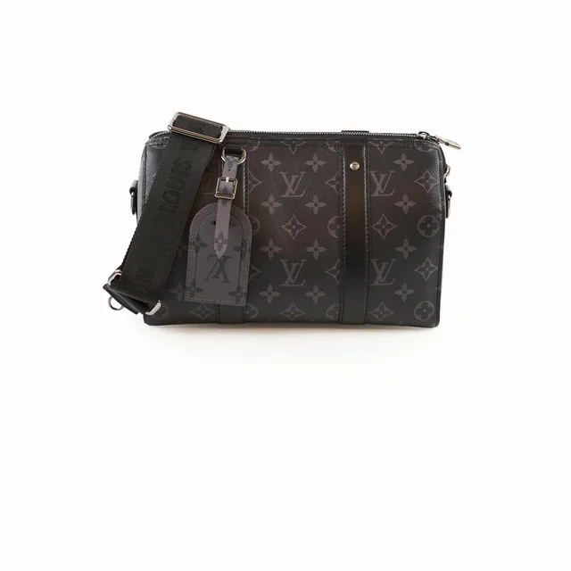 Louis Vuitton City Keepall Monogram Eclipse in Canvas from The Purse Affair