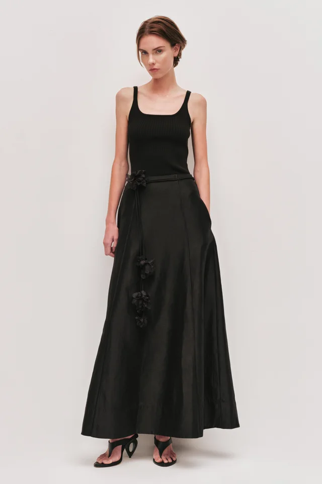 AJE Demi Midi Skirt in Black from Aje, photo 1 of 1