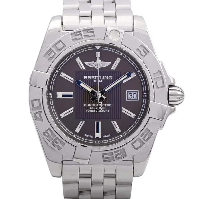 Breitling Galactic 32 A71356L2/Q579 Quartz Brown in Brown from VINTAGE QOO TOKYO