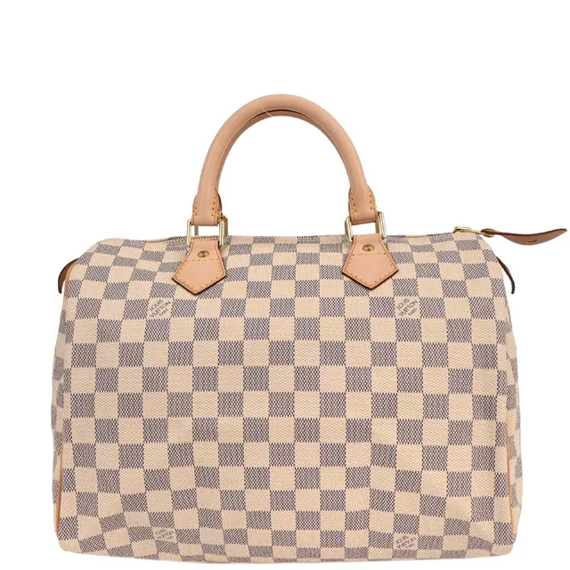 Louis Vuitton 2008 Damier Azur Speedy 30 Handbag N41533 in Canvas from AMORE Vintage Tokyo