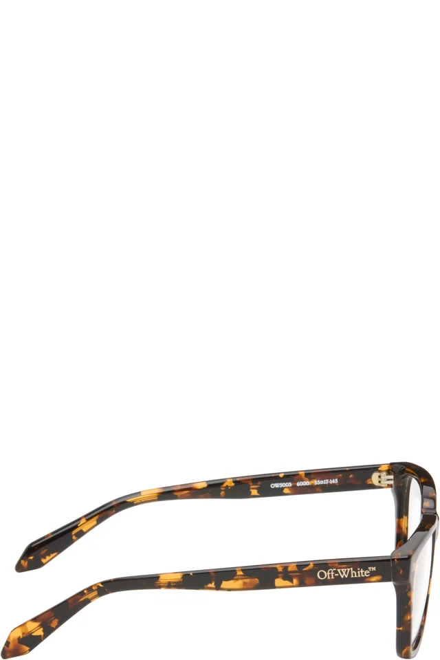 Off-White Brown Style 8I Glasses, photo 2 of 4 from SSENSE