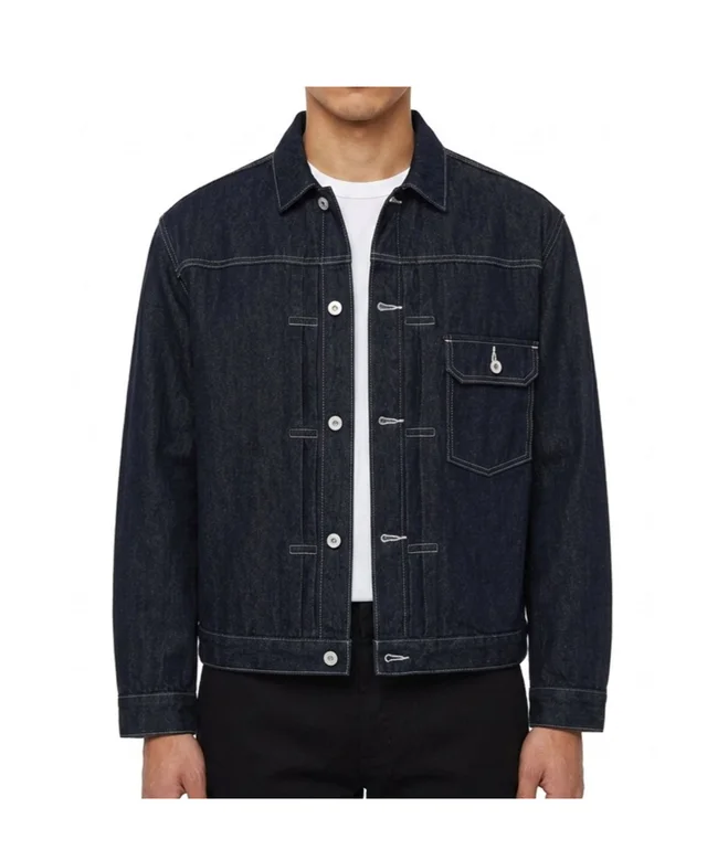 Comme des Garçons Homme Pleated Denim Jacket, photo 4 of 6 from SENSER